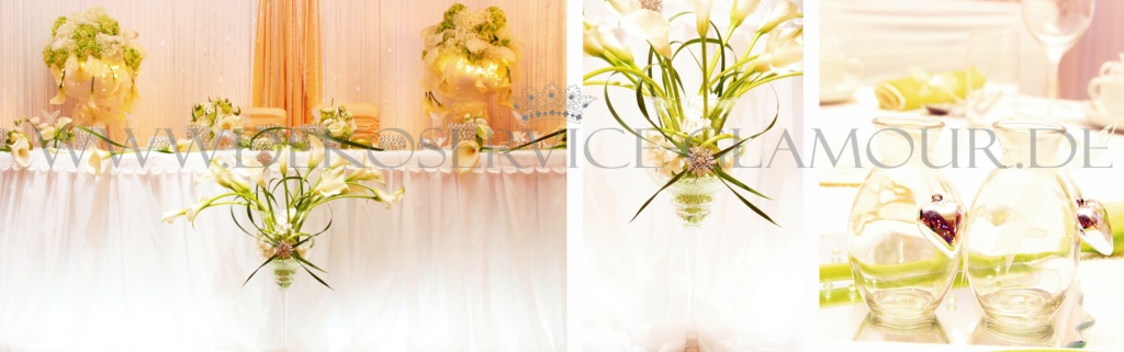 Calla dekoration glamour